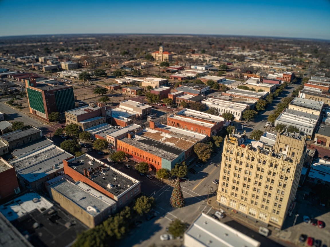 Corsicana, Texas - the historic downtown and courthouse