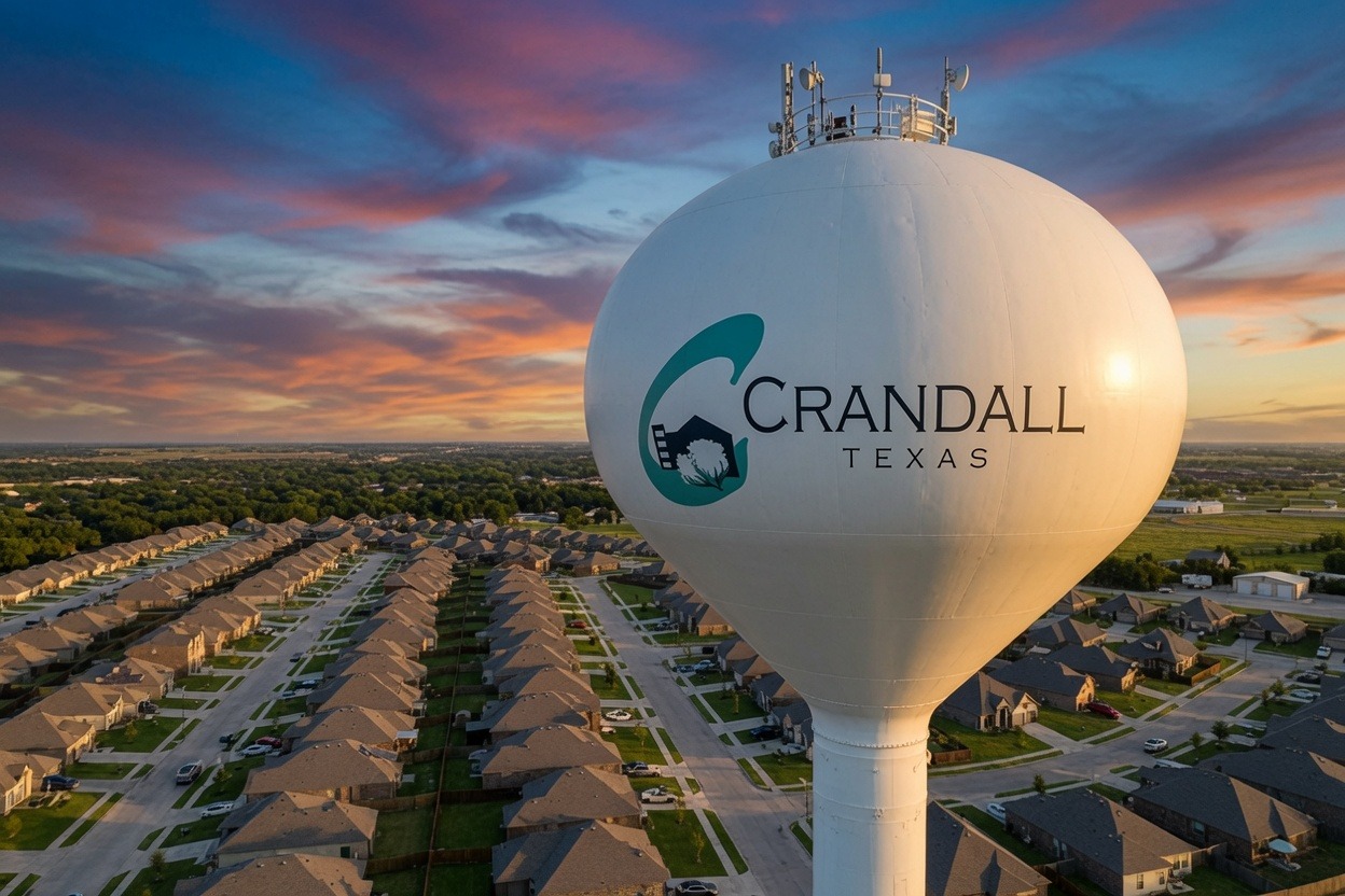 Crandall, Texas - new neighborhoods and open land