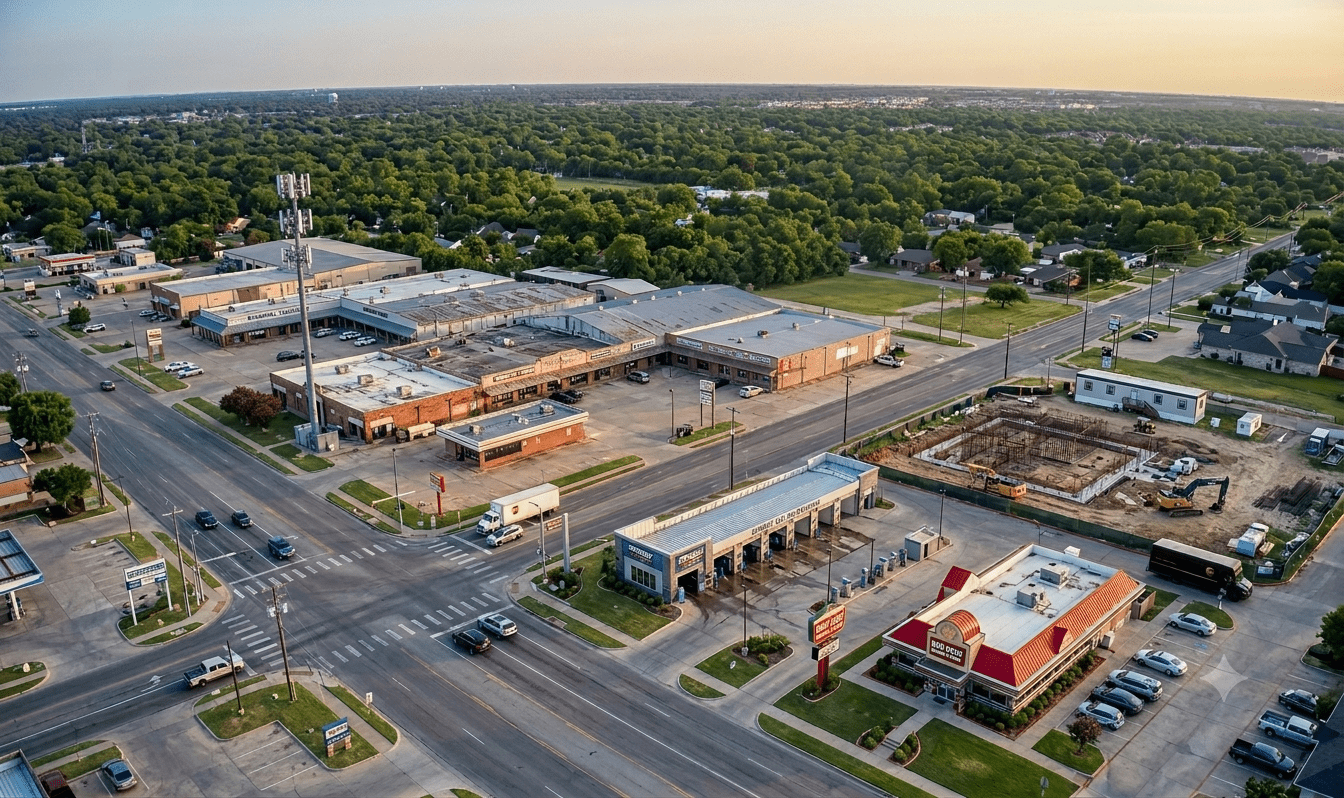 Euless, Texas - park space near the airport corridor