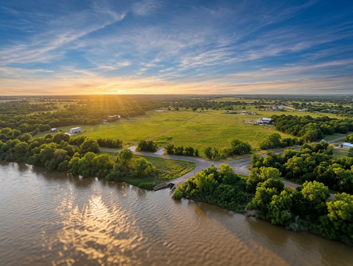Gholson, Texas - open pasture northwest of Waco