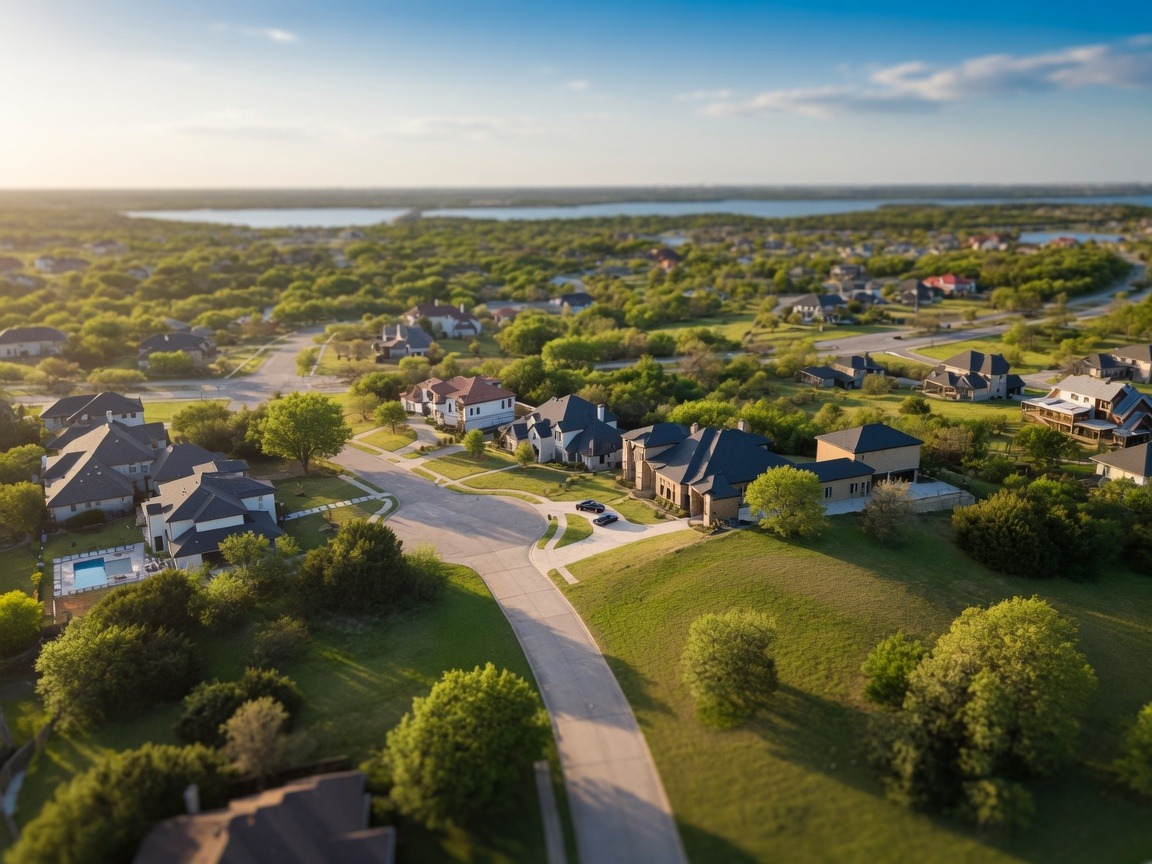 Glenn Heights, Texas - residential neighborhoods near the county line