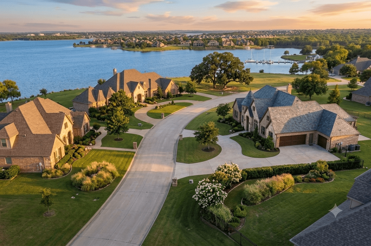 Haslet, Texas - new construction on larger lots in the Alliance corridor