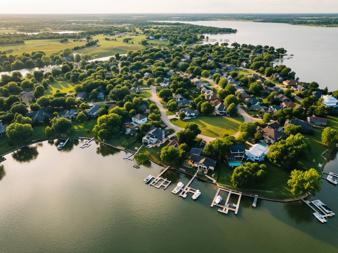 Heath, Texas - estate homes on large lots near the lake