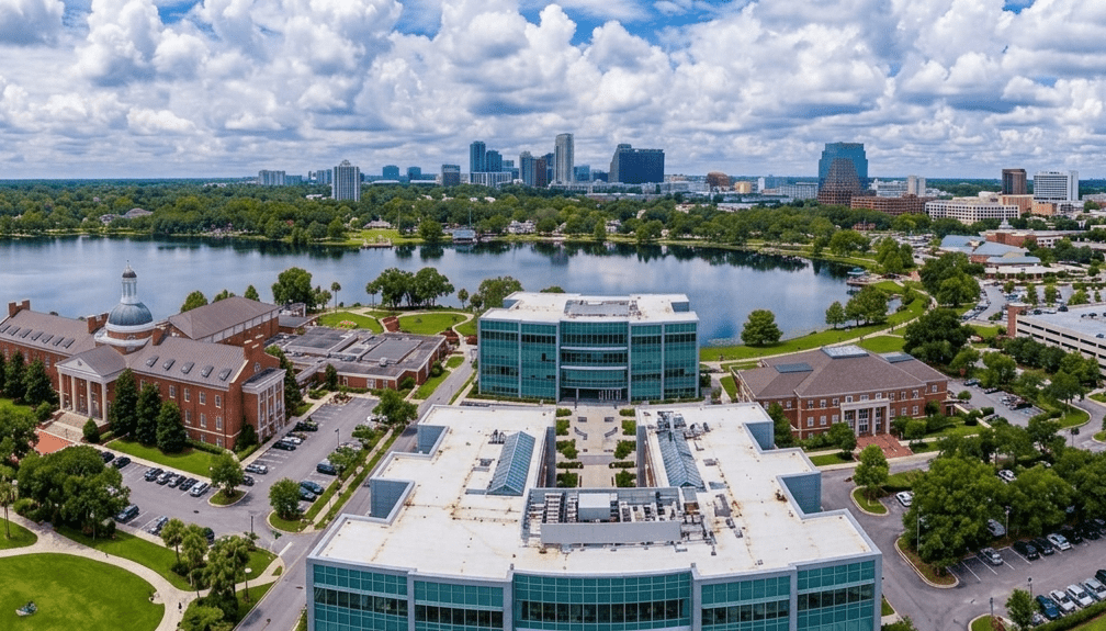 Lake Highlands, Dallas - the White Rock Lake shoreline and trail