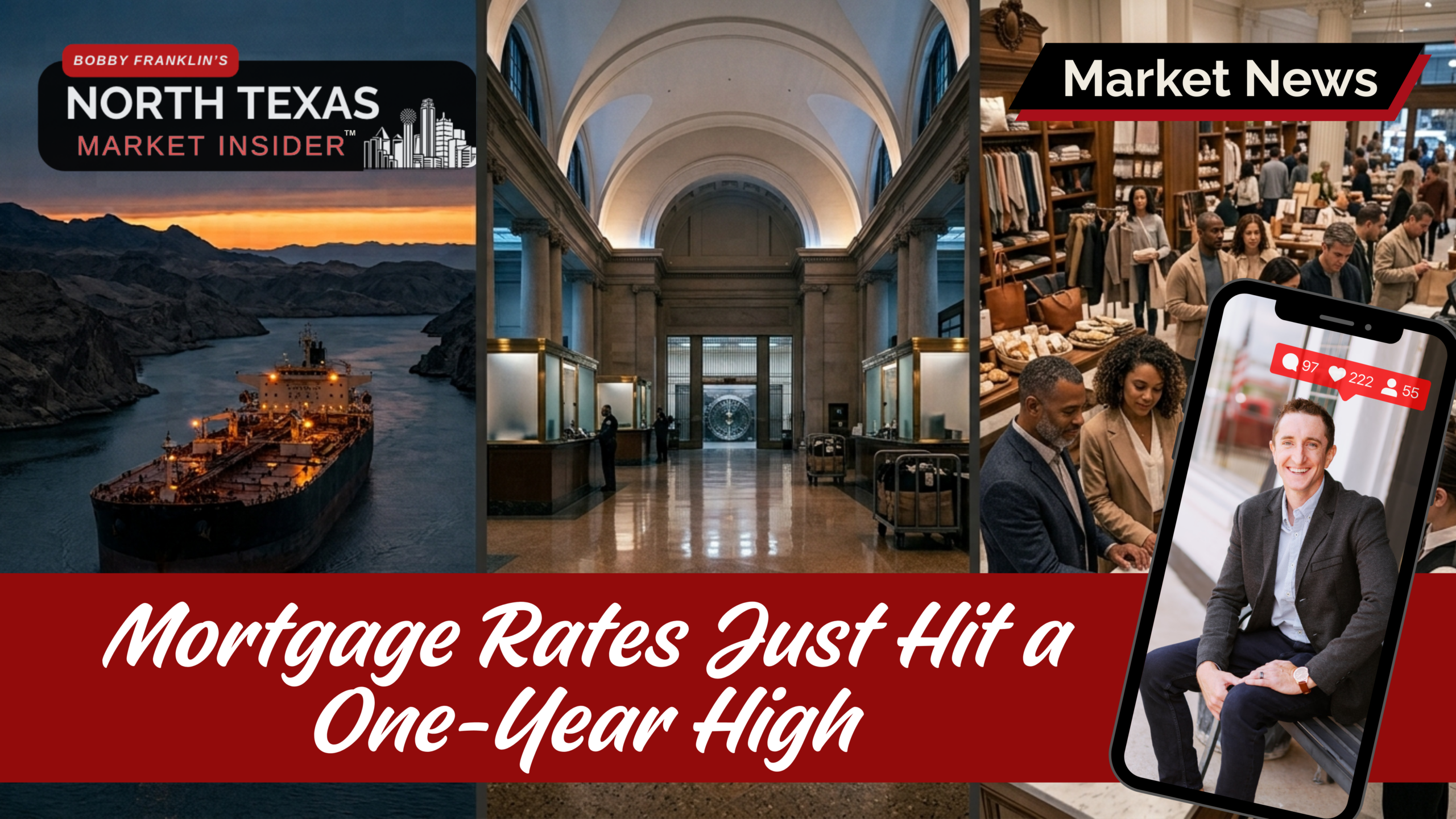 Mortgage rates hit a one-year high at 6.66%. But 34% of DFW homeowners already carry rates above 5%. Here is what the lock-in story gets wrong and where rates go next.