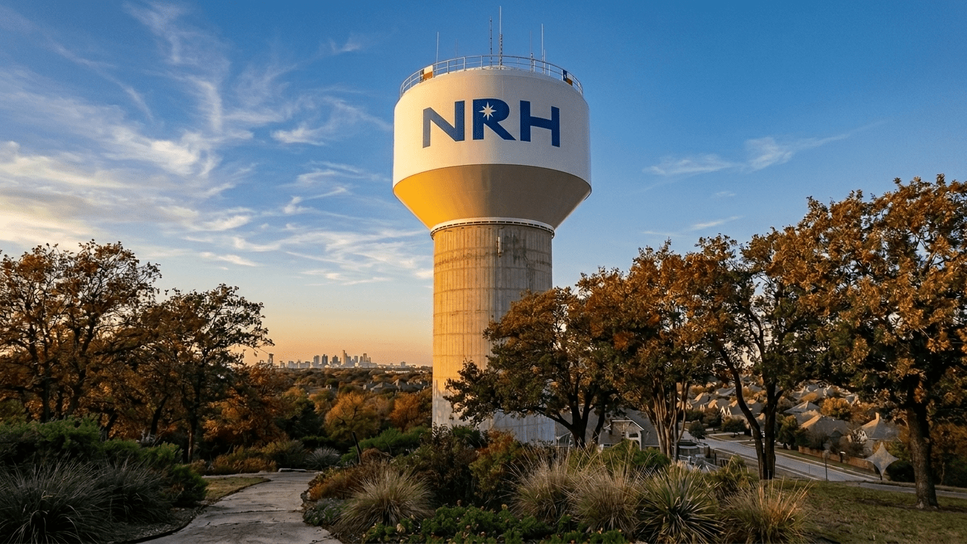 North Richland Hills, Texas - park and trail system through the city