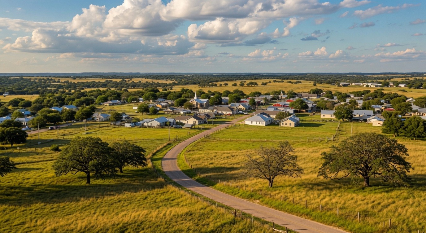 Ovilla, Texas - large lots on wooded rolling terrain