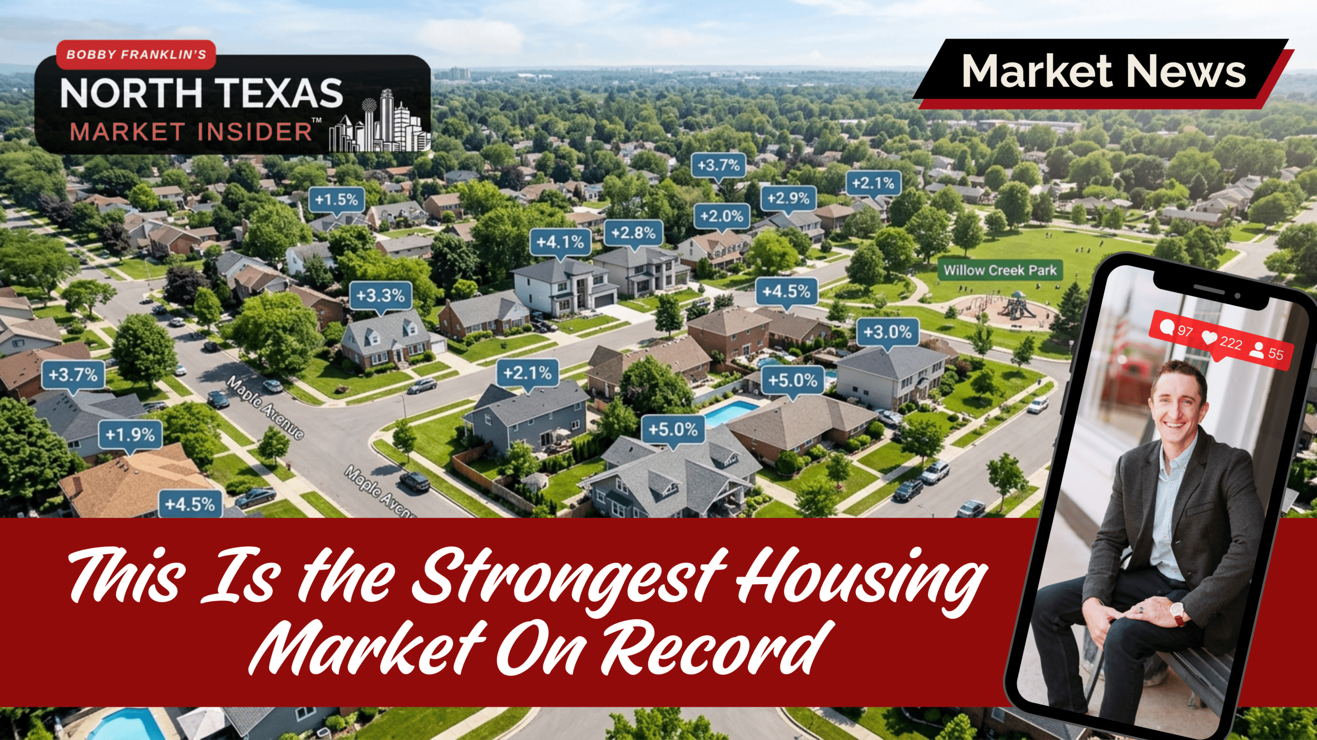 By every measure that actually describes a housing system, this is the strongest market on record. And appreciation isn't one of those measures.