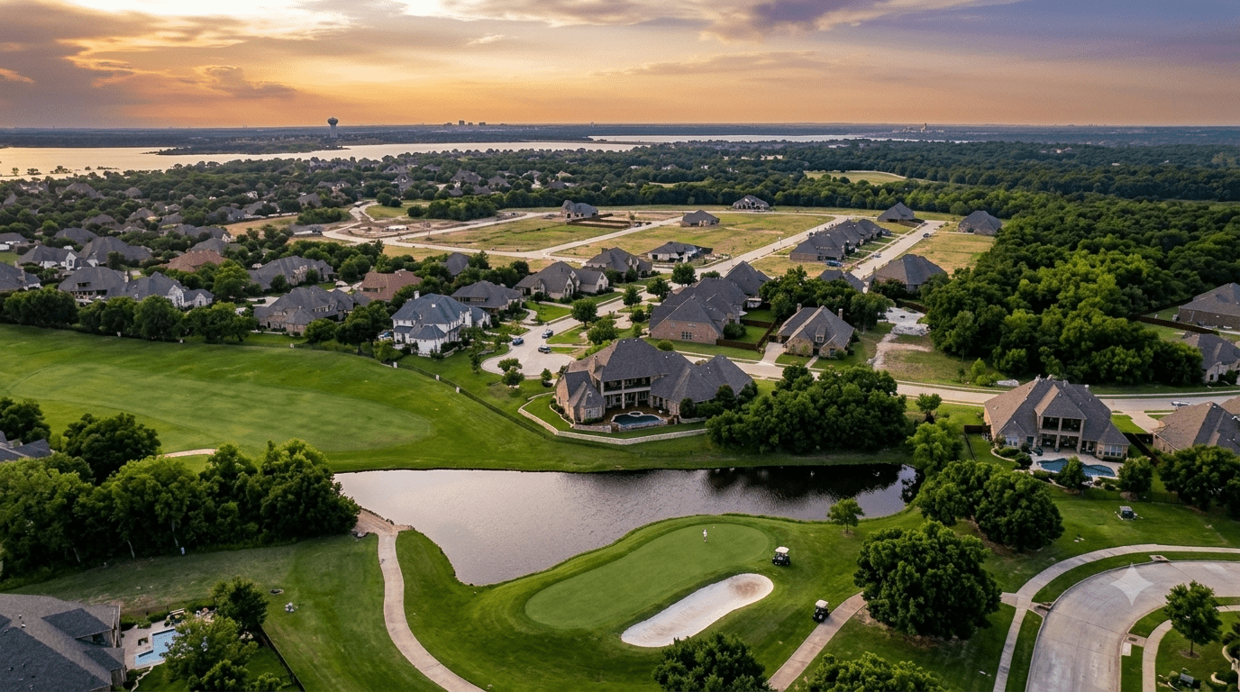 Trophy Club, Texas - the golf course community near Grapevine Lake
