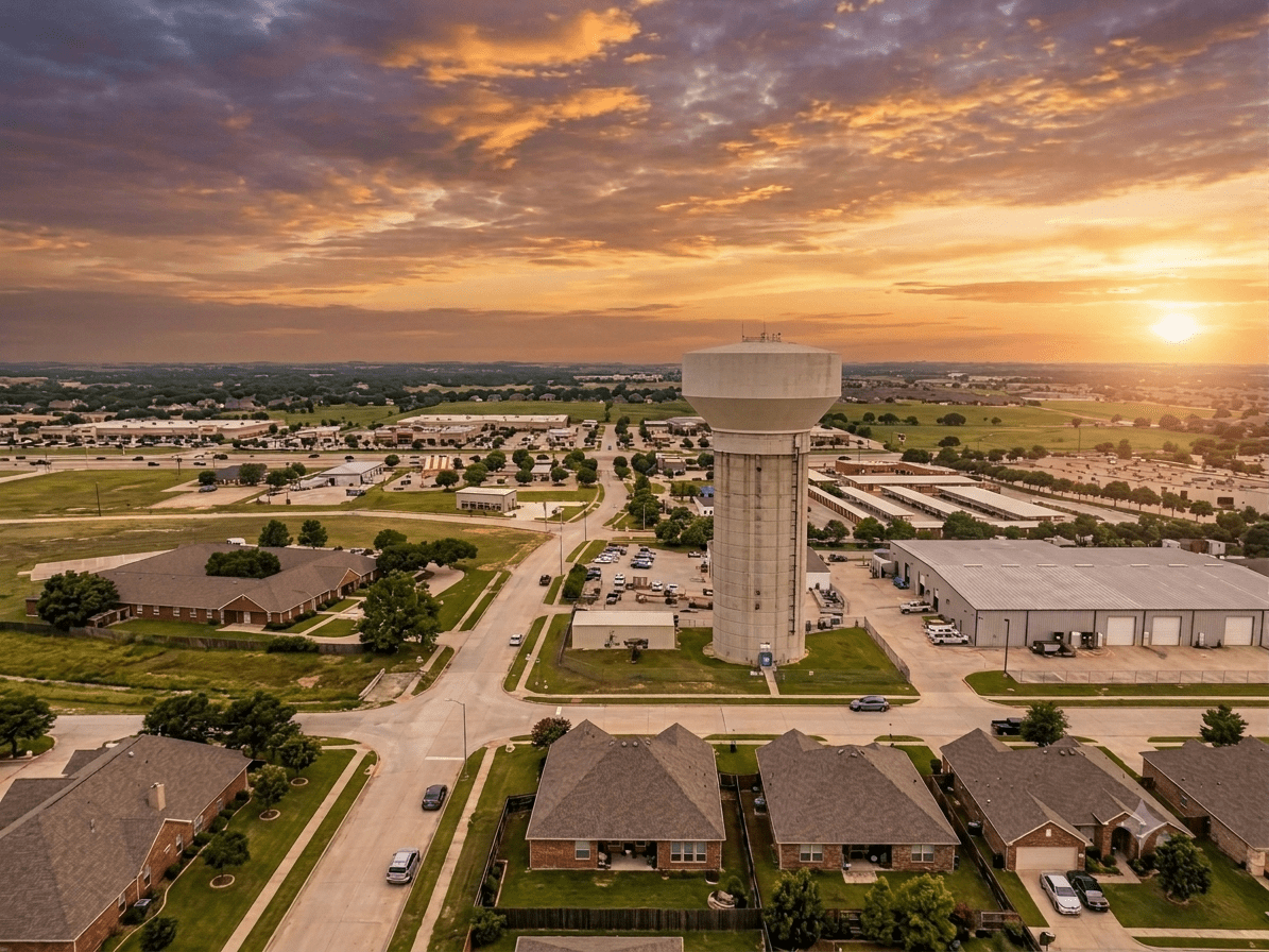 Watauga, Texas - a residential neighborhood on a quiet afternoon