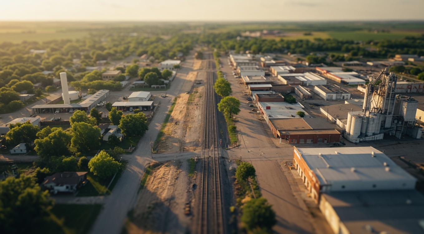 West, Texas - the historic main street and Czech bakeries
