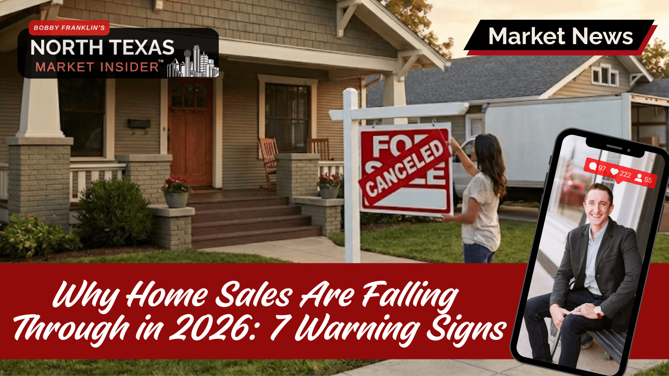 14% of U.S. home sales fell through in July 2026. In Fort Worth, 18.1%. What’s killing DFW contracts right now and how sellers can keep theirs alive.