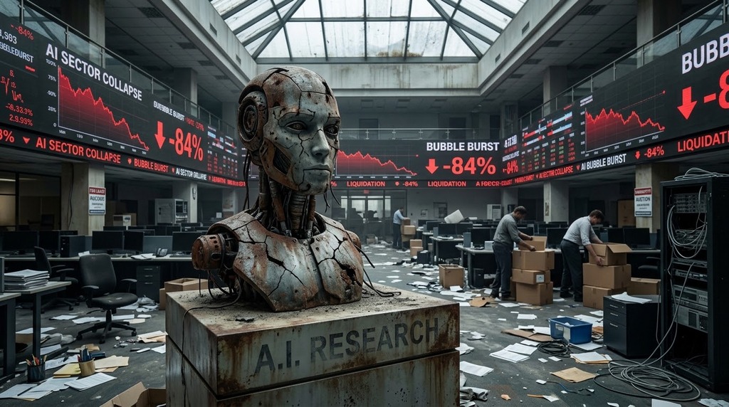 The other half of the theory is closer to right. If AI stocks crash and the economy stalls, Treasury yields should fall. The trap is that your mortgage rate doesn't track Treasuries one for one.