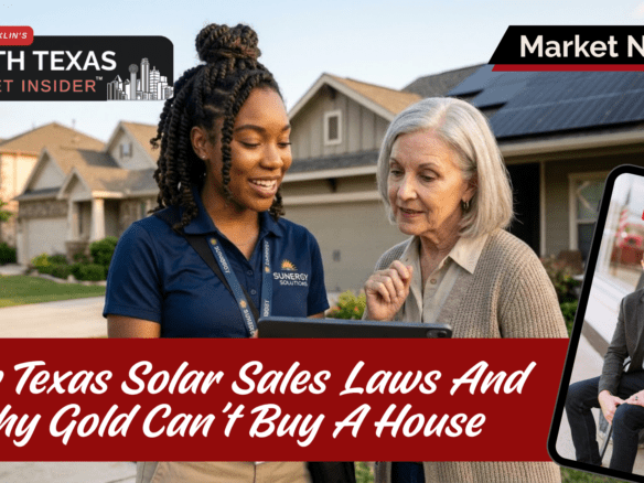 Texas solar retailers must register September 1, 2026. Why that registry is now a closing-risk check, and what sellers with existing panels still have to do.