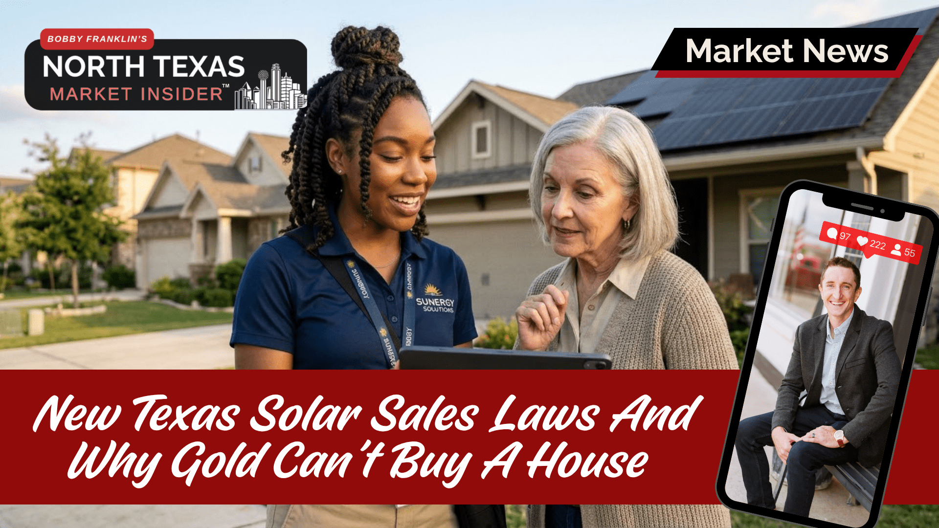 Texas solar retailers must register September 1, 2026. Why that registry is now a closing-risk check, and what sellers with existing panels still have to do.